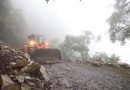 Avanzan trabajos para restablecer caminos afectados por lluvias en la Sierra Gorda