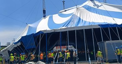 Inicia ECHO montaje de la Gran Carpa en Querétaro Inicia ECHO montaje de la Gran Carpa en Querétaro