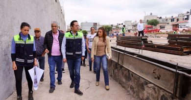 Supervisan construcción de nuevo parque en la colonia José María Truchuelo